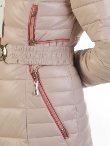 14W021 Пальто женское зимнее (холлофайбер, натуральный мех 