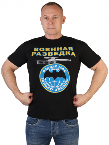 Мужская футболка военного разведчика – специальная серия с девизом №118А