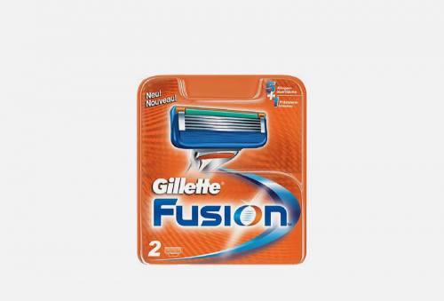GILLETTE  FUSION  Cменные кассеты для бритья  2шт