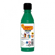 Краска акриловая JOVI, 250мл, пластиковая бутылка, темно-зеленый 288194 канцтовары