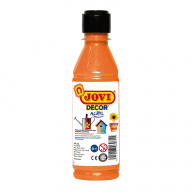 Краска акриловая JOVI, 250мл, пластиковая бутылка, оранжевый 288189 канцтовары