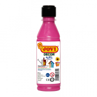 Краска акриловая JOVI, 250мл, пластиковая бутылка, розовый 288191 канцтовары