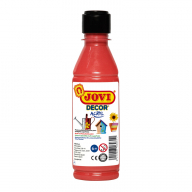 Краска акриловая JOVI, 250мл, пластиковая бутылка, красный 288190 канцтовары