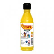 Краска акриловая JOVI, 250мл, пластиковая бутылка, желтый 288188 канцтовары