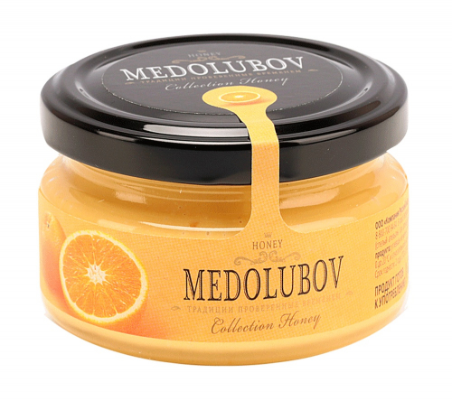 Крем-мёд Медолюбов с апельсином 100мл