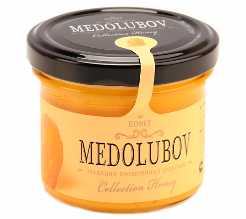 Крем-мёд Медолюбов с курагой 125мл