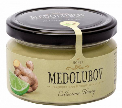 Крем-мёд Медолюбов лайм с имбирем 100мл