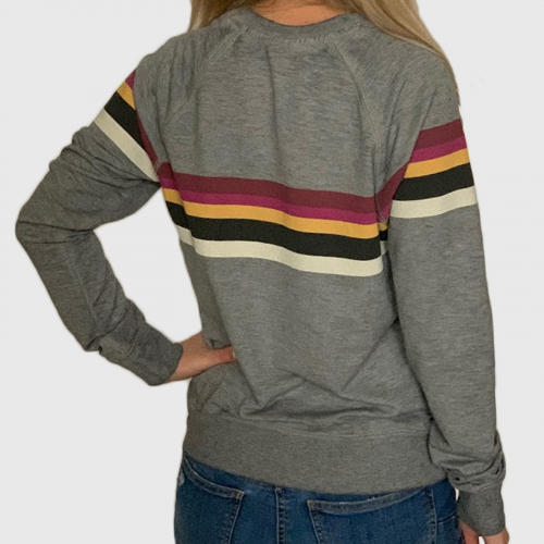 Модный женский свитер Others Follow – цветная полоска снова ворвалась в модные тренды №194