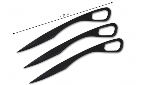 Тренировочные ножи для опытных метателей  (3 шт., чехол) №161