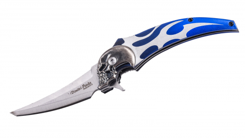 Авторский нож с черепом Master Cutlery Hell Blade by Dimitri Patelis MC1030BL (США) (Отличный образец американских дизайнерских ножей. Премиальное качество и шикарная цена по нашей акции!) №292
