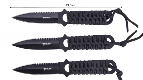 Тренировочные ножи с серрейтором Anlook - лаконичные, удобные, надежные ножи для метания - просто праздник для настоящего ножемана. Клинок из качественной стали, цена по акции только в этом месяце! №1246