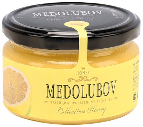 Крем-мёд Медолюбов с лимоном 250мл