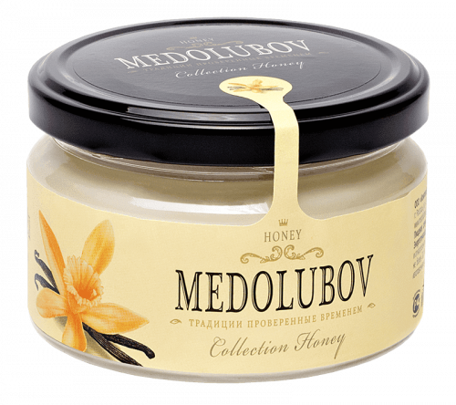 Крем-мёд Медолюбов с ванилью 250мл