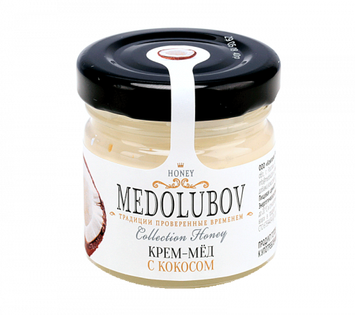Крем-мёд Медолюбов с кокосом 40мл