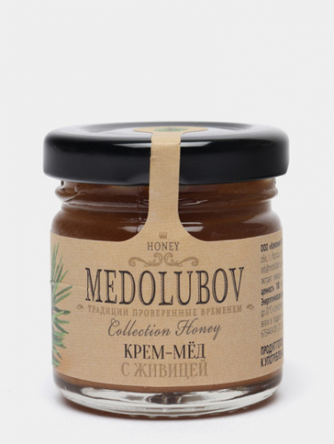 Крем-мёд Медолюбов с живицей 40мл