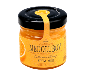 Крем-мёд Медолюбов с апельсином 40мл