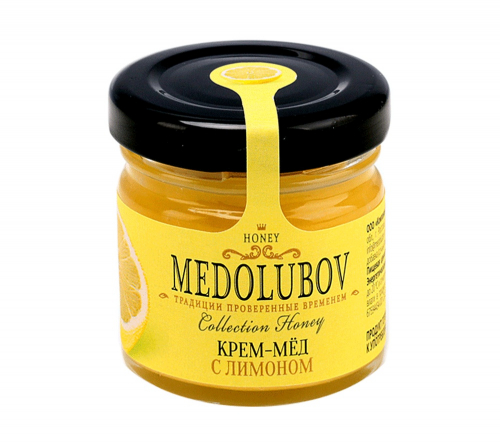 Крем-мёд Медолюбов с лимоном 40мл