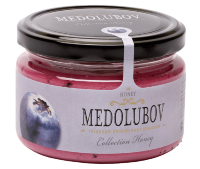 Крем-мёд Медолюбов с голубикой 250мл