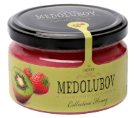Крем-мёд Медолюбов киви с клубникой 250мл
