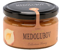 Крем-мёд Медолюбов с фундуком (тёмный) 250мл