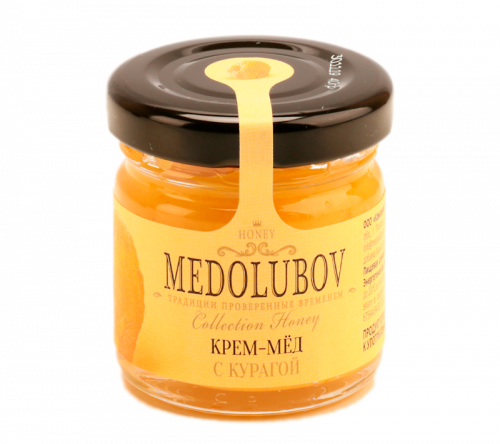 Крем-мёд Медолюбов с курагой 40мл