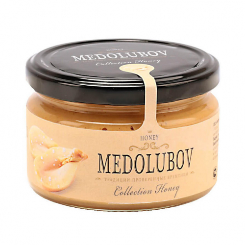 Крем-мёд Медолюбов с соленым арахисом 250мл