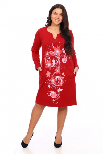 Платье Джуди (бордовое)