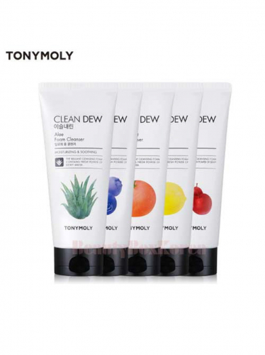 TONYMOLY CLEAN DEW Blueberry Foam Cleanser Очищающая пенка для умывания с экстрактом черники 180мл