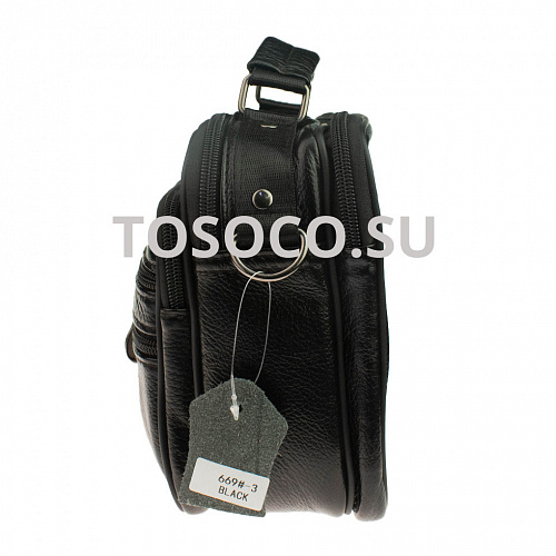 669-3 black 33 сумка натуральная кожа 20x22x10