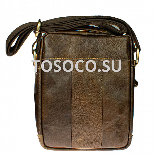 rr9048 d.brown 31 сумка Ruff Ryder натуральная кожа 24x16x7