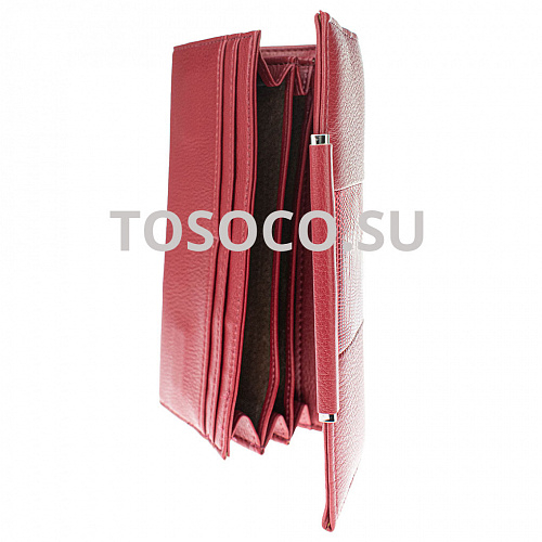 bt-212 d.red кошелек натуральная кожа и экокожа 9х19х2