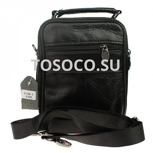 5106-3 black 33 сумка натуральная кожа 20x15x9