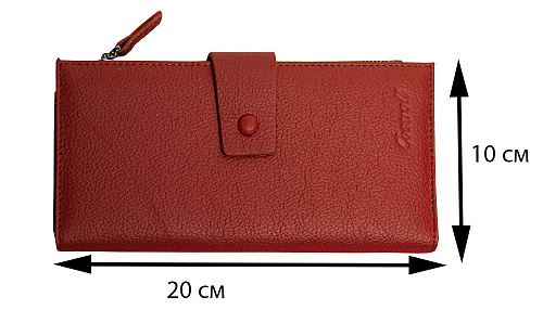 a167a-1712-11 orange - кошелек женский Cossroll натуральная кожа 20x10
