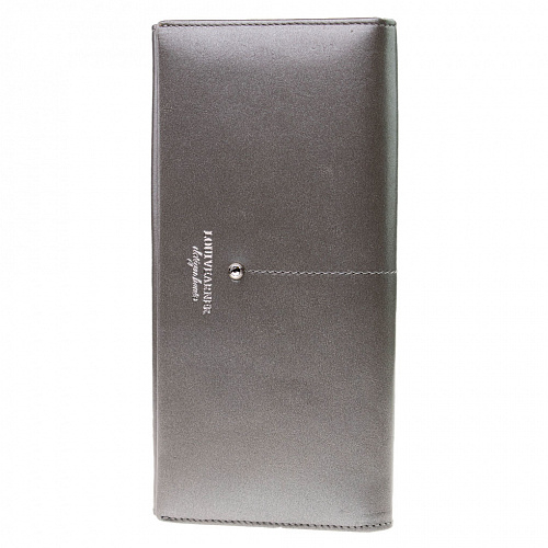 lou206-01e gray кошелек LOUI VEARNER натуральная кожа 9х19x2