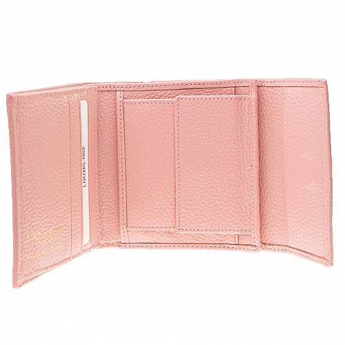 lou205-105a pink кошелек LOUI VEARNER натуральная кожа 10х10x2
