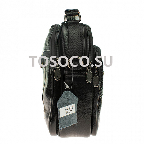 103-3 black 33 сумка натуральная кожа 20x16x10