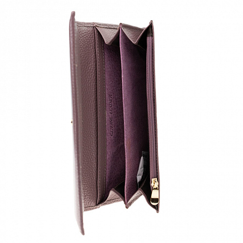 lou205-80014d purple кошелек LOUI VEARNER натуральная кожа 9х19x2