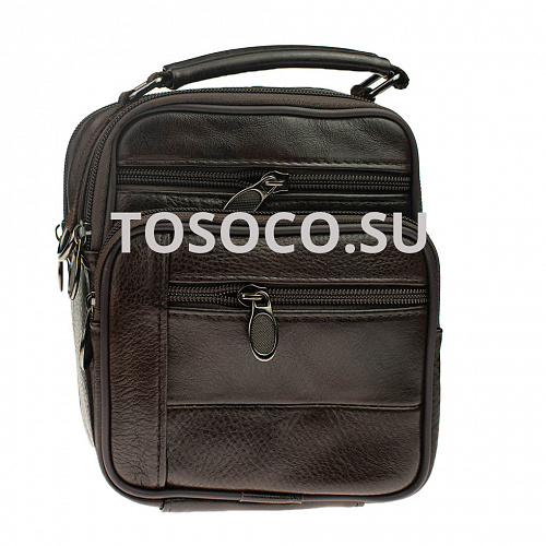 5106-3 dark brown 33 сумка натуральная кожа 20x15x9