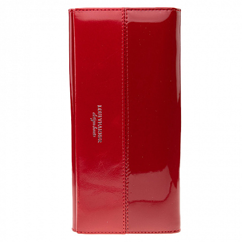 lou185-01b red кошелек LOUI VEARNER натуральная кожа 19x9x2