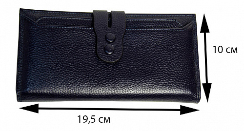 sw-1171# royal blue- кошелек женский COLIV KILOM натуральная кожа 19,5х10