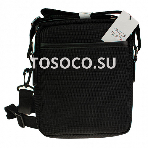 c512-2 black 33 сумка CANTLOR экокожа+текстиль 19x23x8
