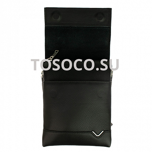 568-1 black сумка Bradford натуральная кожа 20x18x7