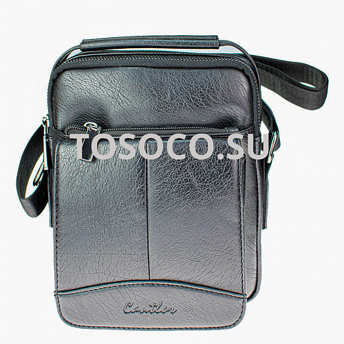 c5501-1 black 33 сумка CANTLOR экокожа 22х18х9