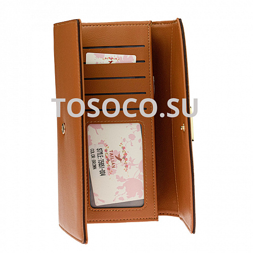 t5651-004 brown кошелек Tailian экокожа 10x20x2