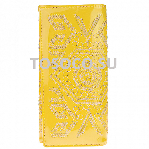 87-9811-5 yellow кошелек AOSHIKAI натуральная кожа и экокожа 9х19х2