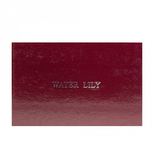 4702-e wine red кошелек WATER LILY натуральная кожа 19х9x2