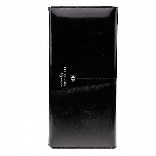 lou206-80016a black кошелек LOUI VEARNER натуральная кожа 9х19x2
