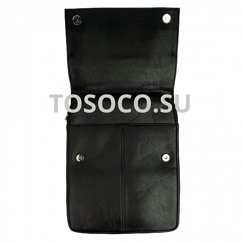 382-5 black сумка Bradford натуральная кожа и экокожа 35x27x7