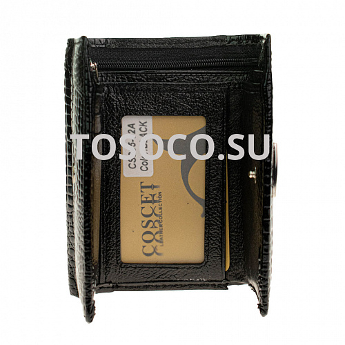 cs205-02a black 33 кошелек COSCET натуральная кожа 9x13x2