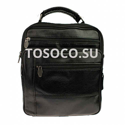 306-3 black 33 сумка натуральная кожа 25x21x10